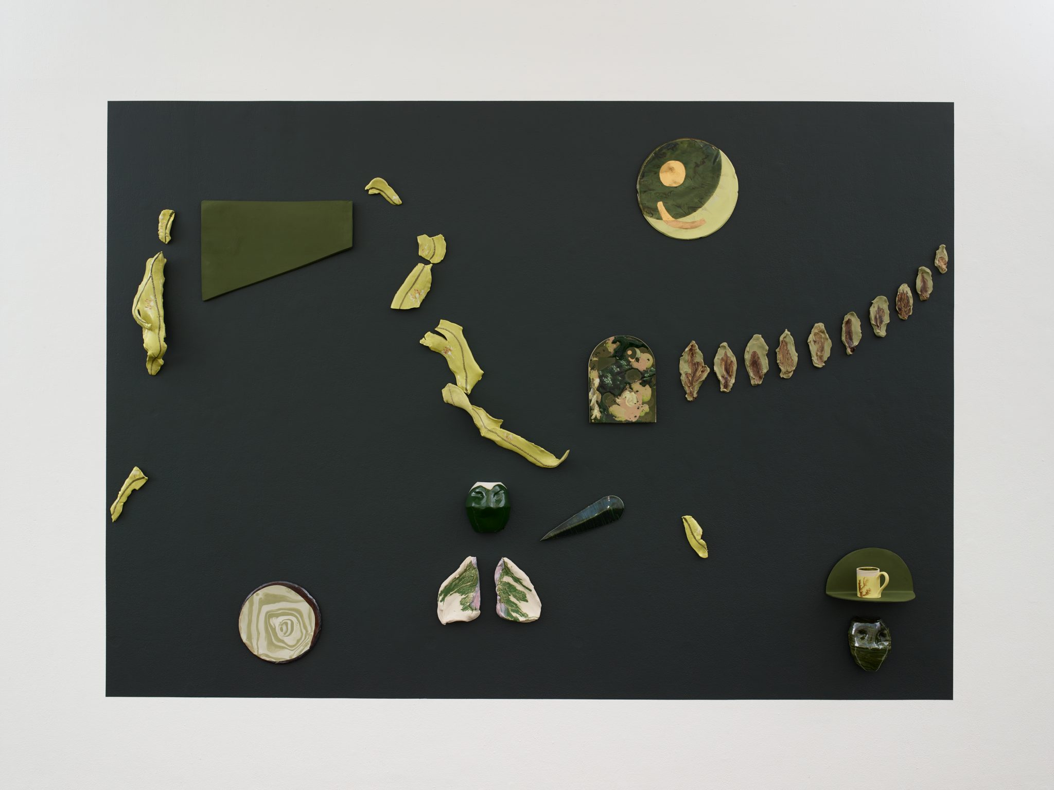 Making all the greens unstable, Jerwood Makers Open, Bethan Lloyd Worthington